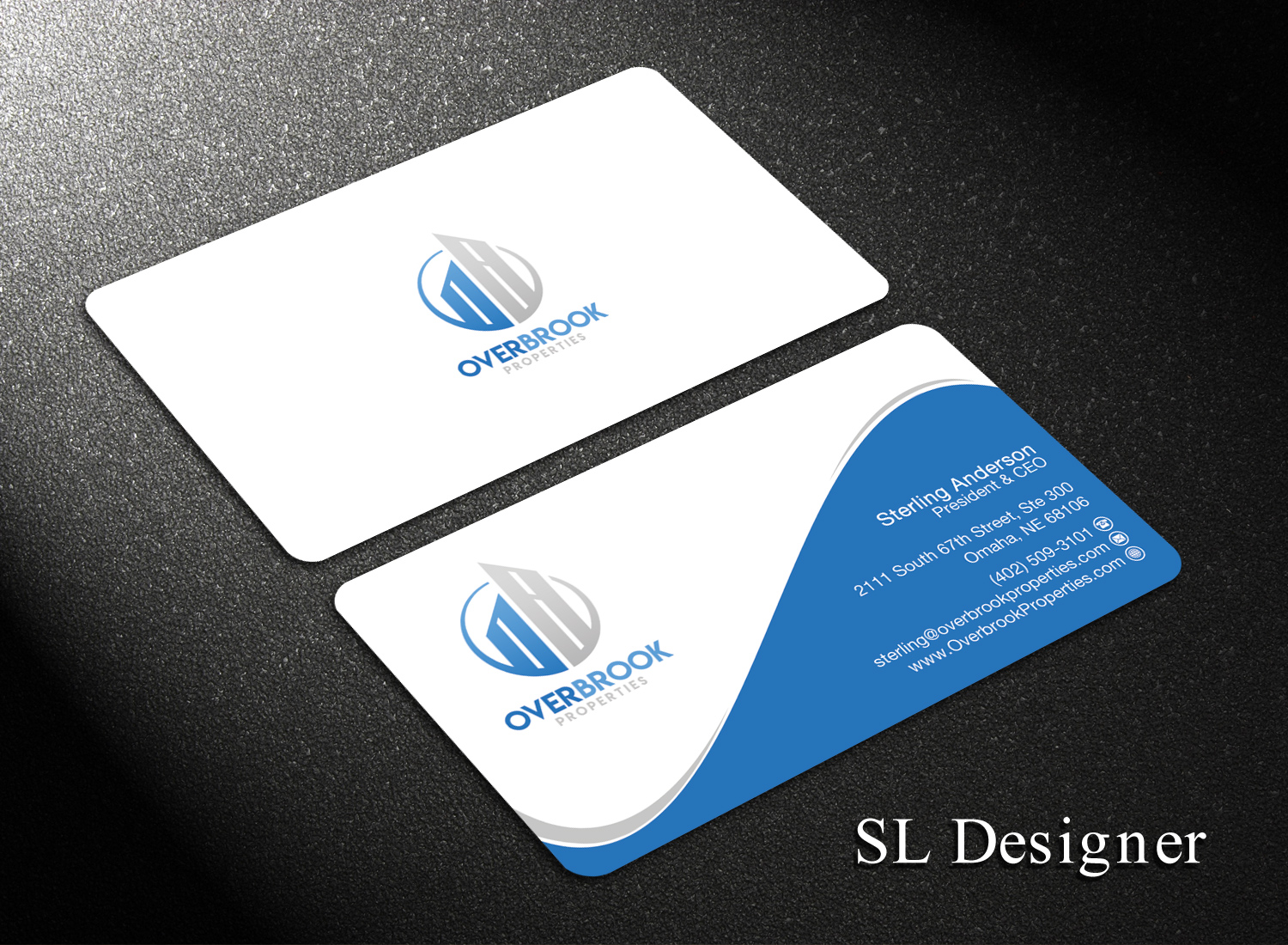 Business Card Design by SL Designer for Overbrook Properties, LLC | Design #18076679
