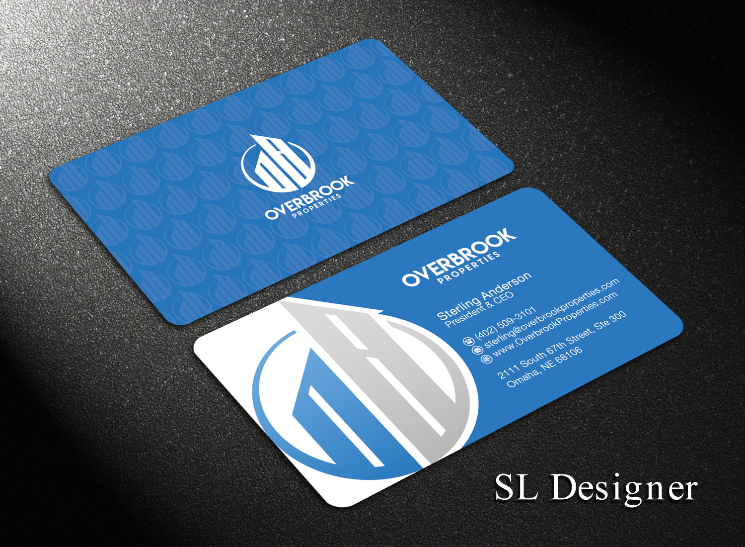 Diseño de Tarjeta de Presentación por SL Designer para Overbrook Properties, LLC | Diseño #18076683