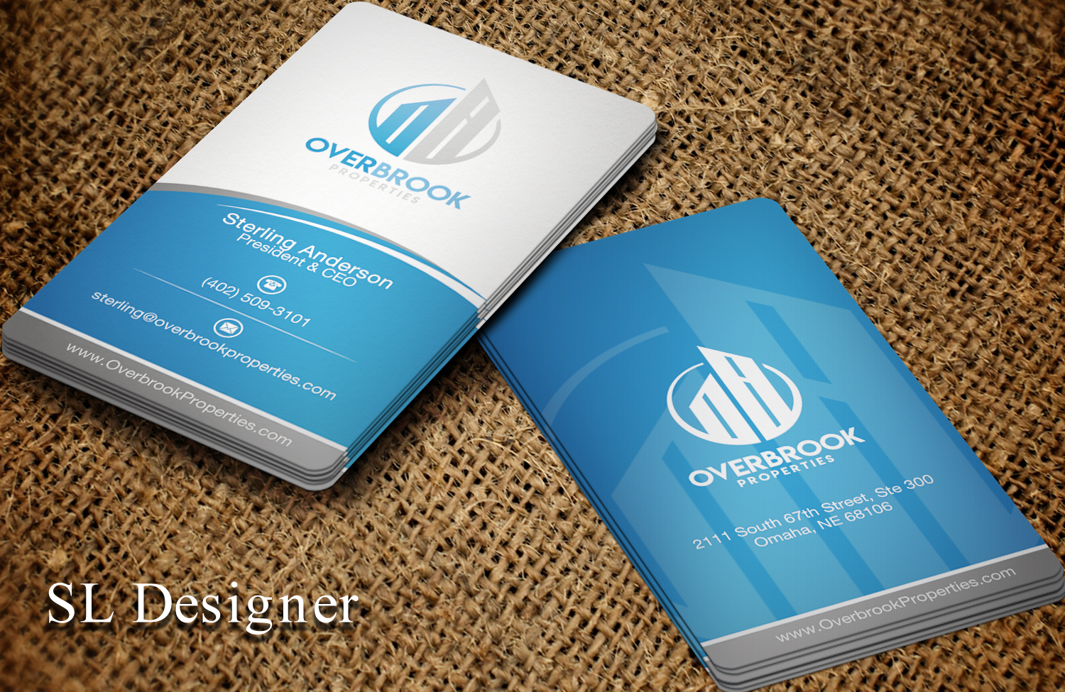 Business Card Design by SL Designer for Overbrook Properties, LLC | Design #18076690