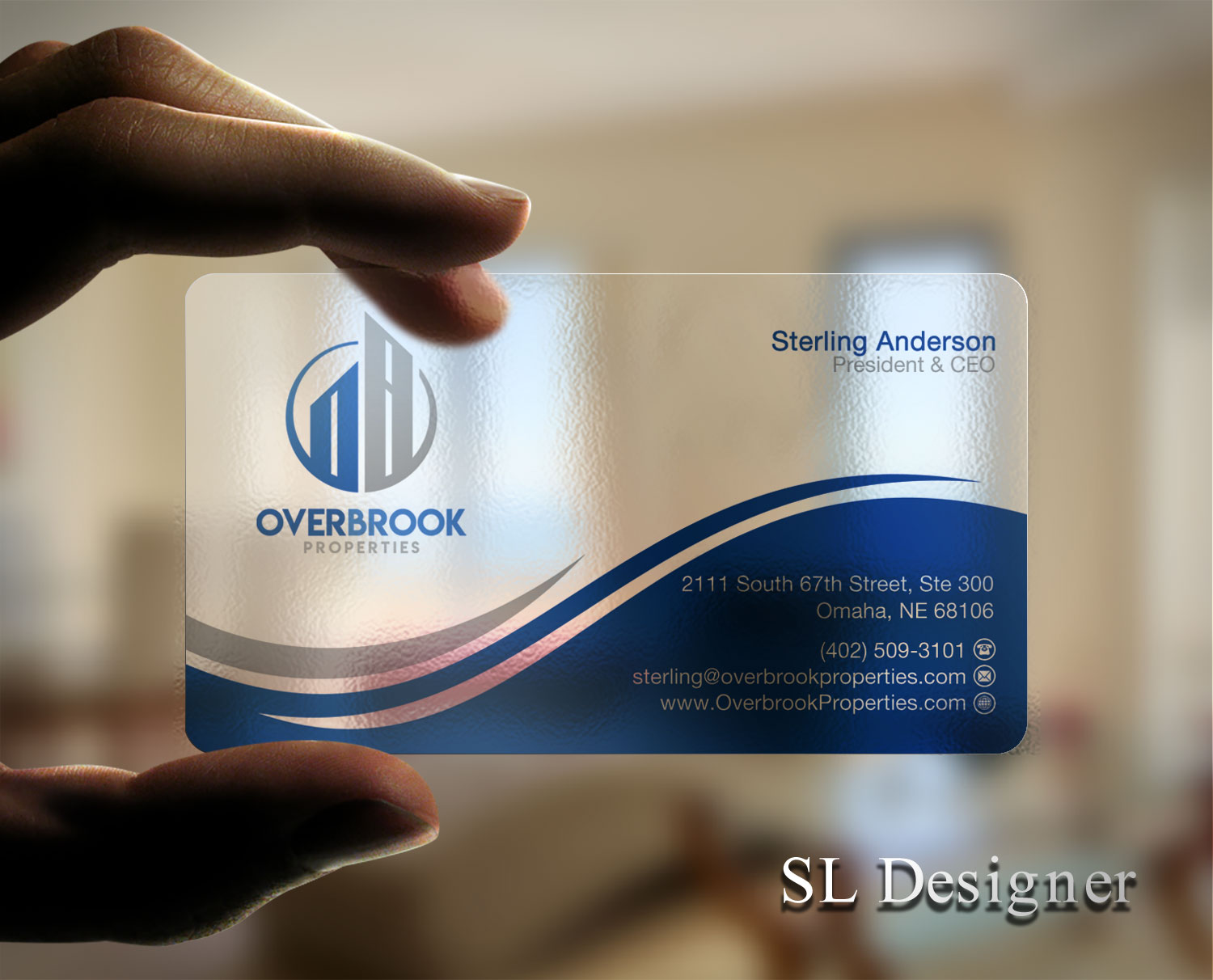 Business Card Design by SL Designer for Overbrook Properties, LLC | Design #18076692