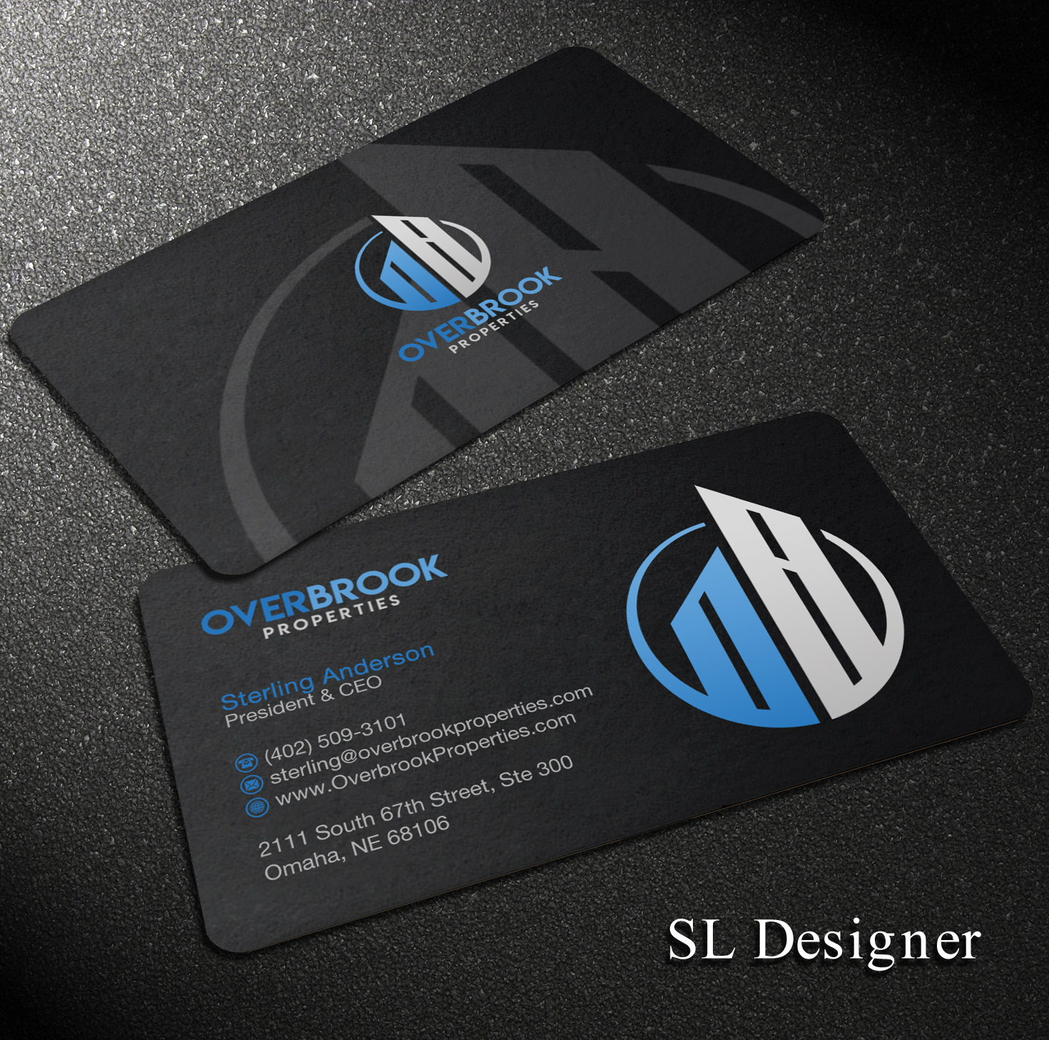 Business Card Design by SL Designer for Overbrook Properties, LLC | Design: #18076718
