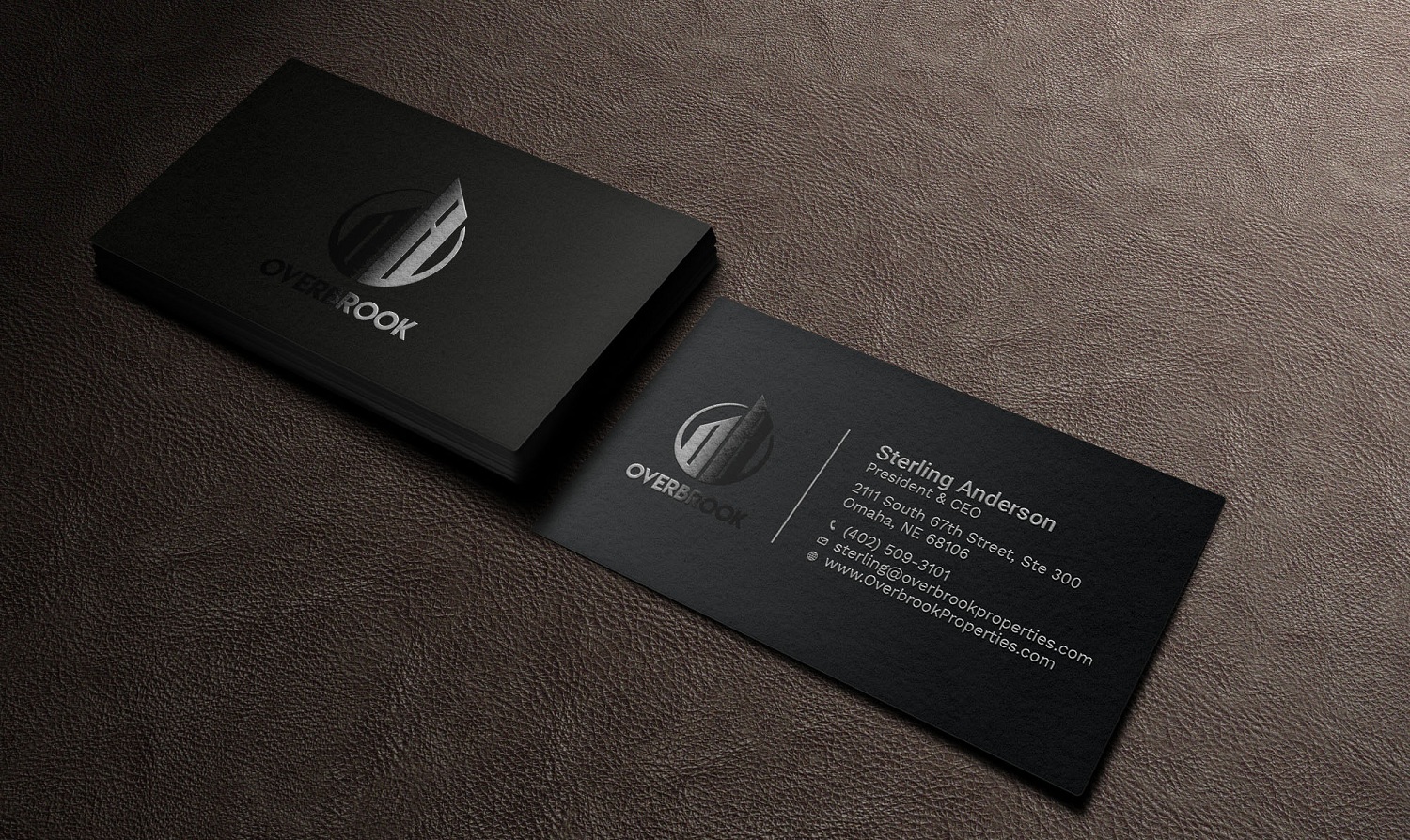Business Card Design by Tripti Ranjan Gain for Overbrook Properties, LLC | Design #18075294