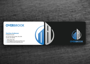Diseño de Tarjeta de Presentación por Tripti Ranjan Gain para Overbrook Properties, LLC | Diseño: #18078276