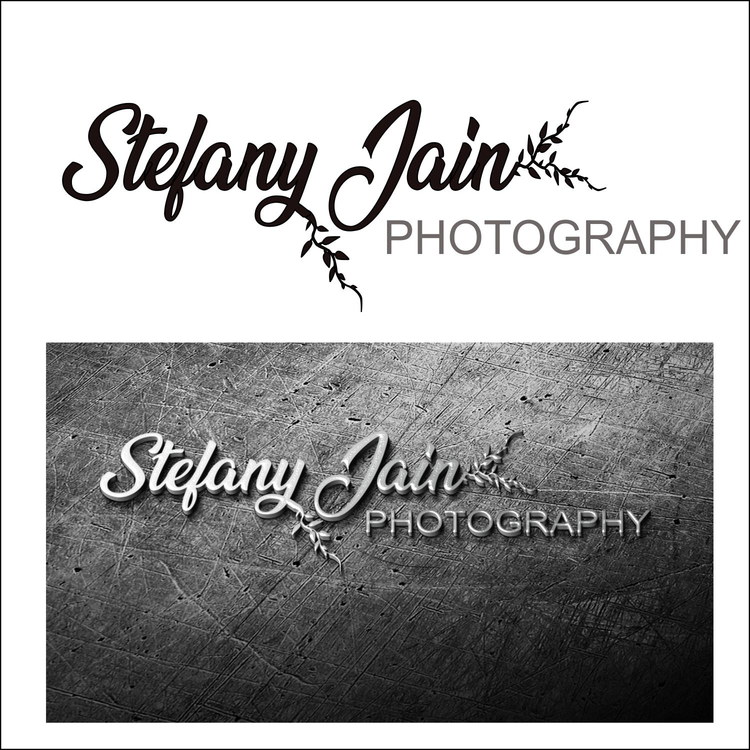 Logo Design by alfath for Stefany Jain photography | Design #18076531