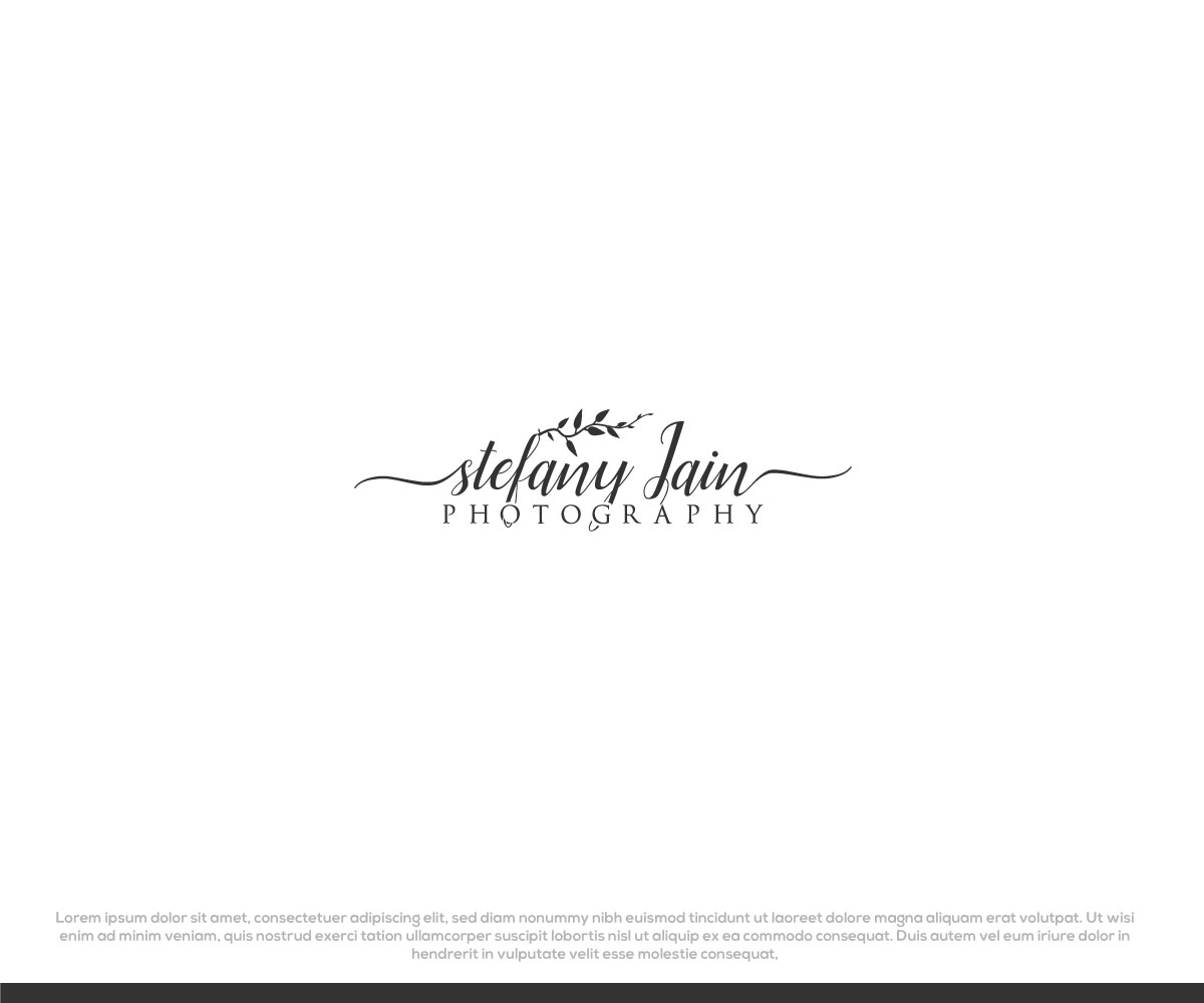 Logo Design by Niizam's for Stefany Jain photography | Design #18068604
