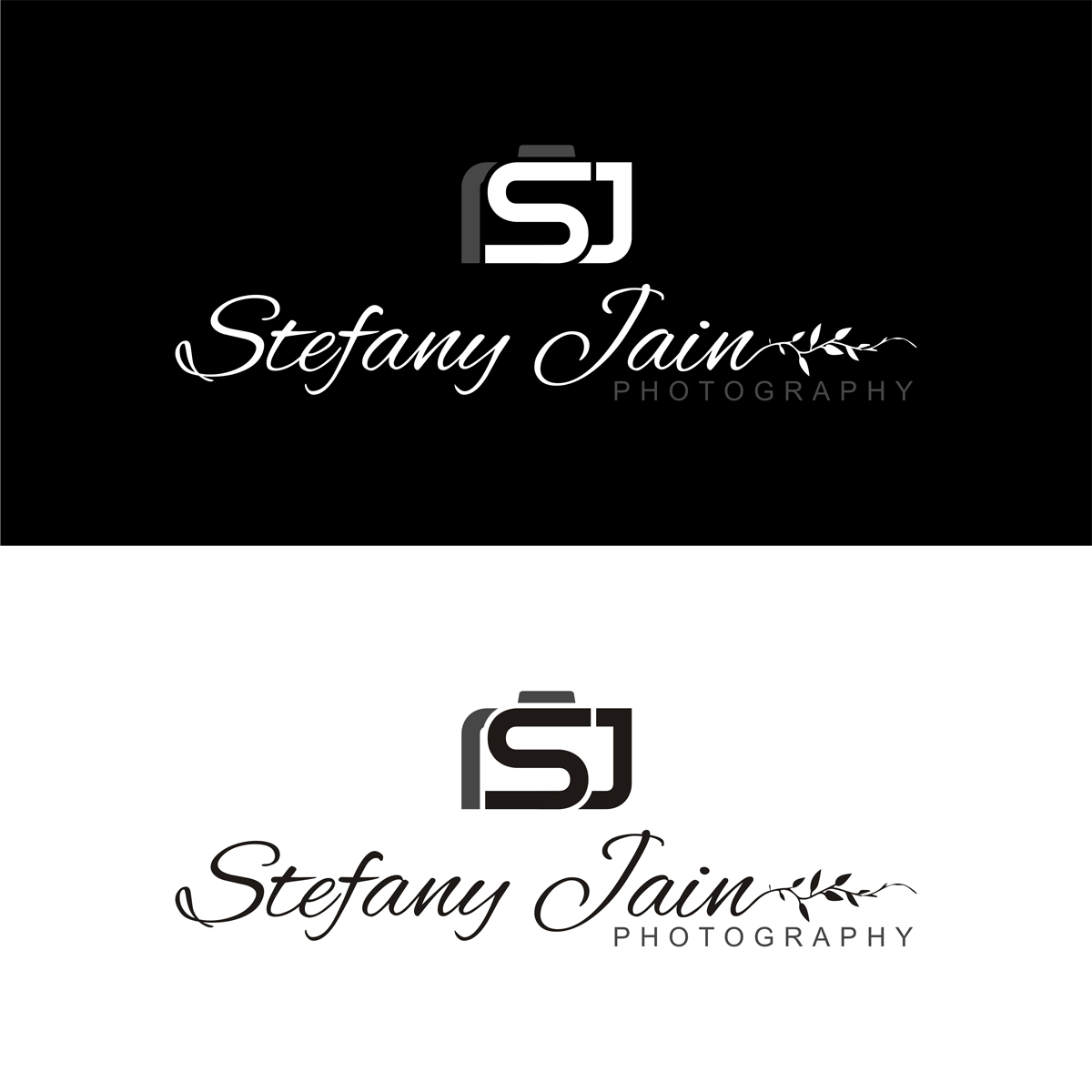 Logo Design by D'Mono for Stefany Jain photography | Design #18090301
