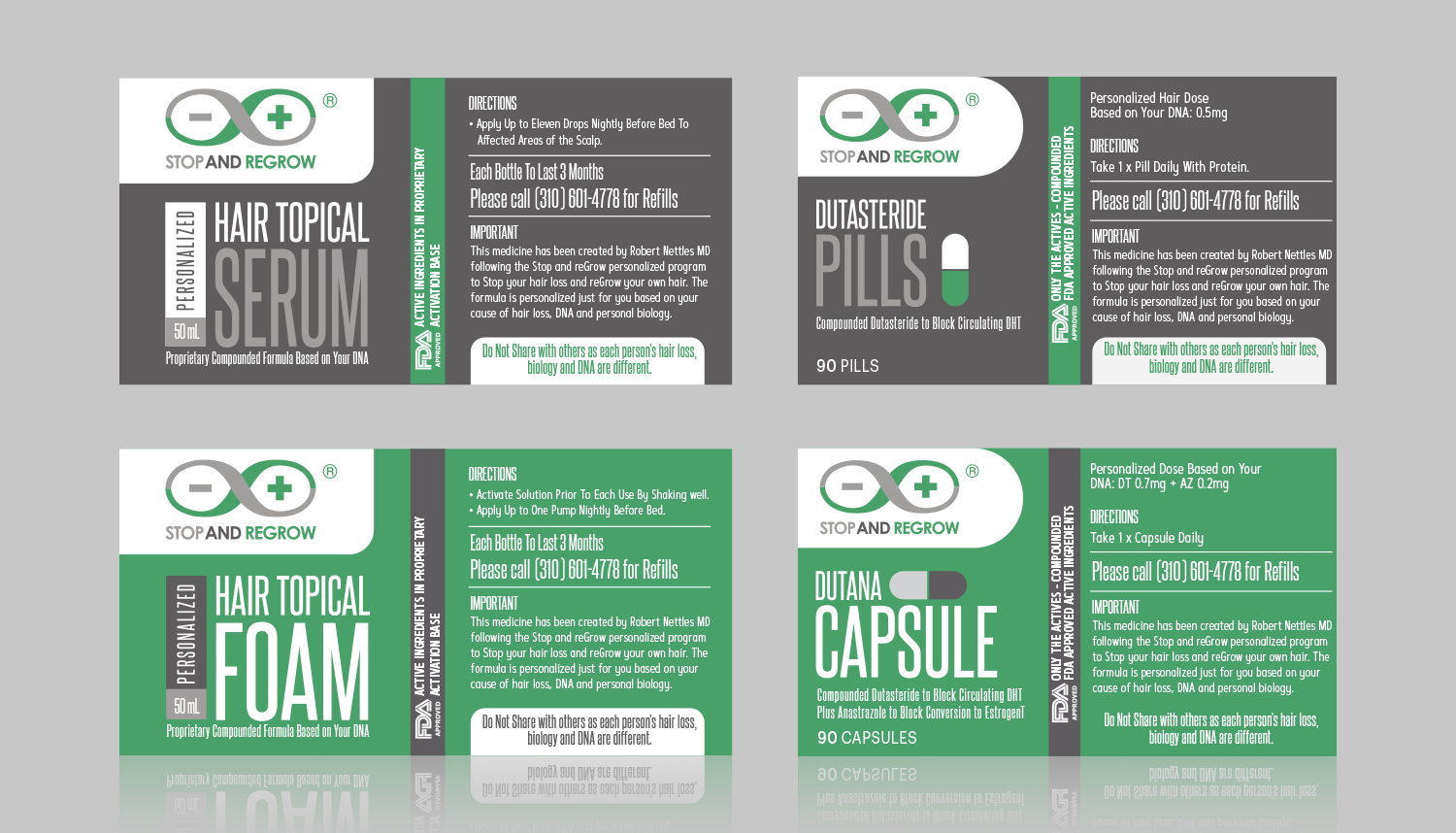 Label Design by Sucre for Stop and reGrow | Design #18142199