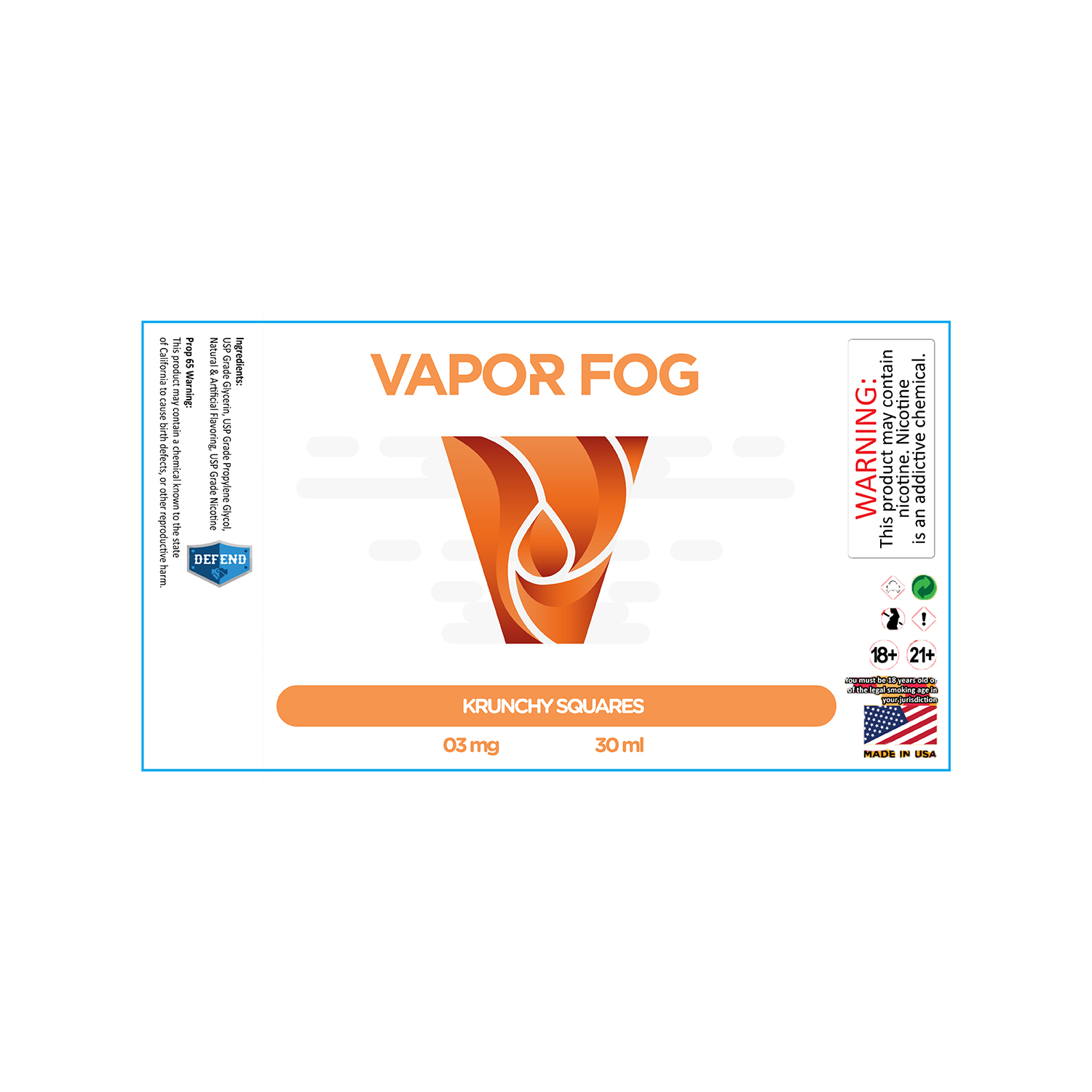 Packaging Design by Marc Ray for Vapor Fog | Design #18100212