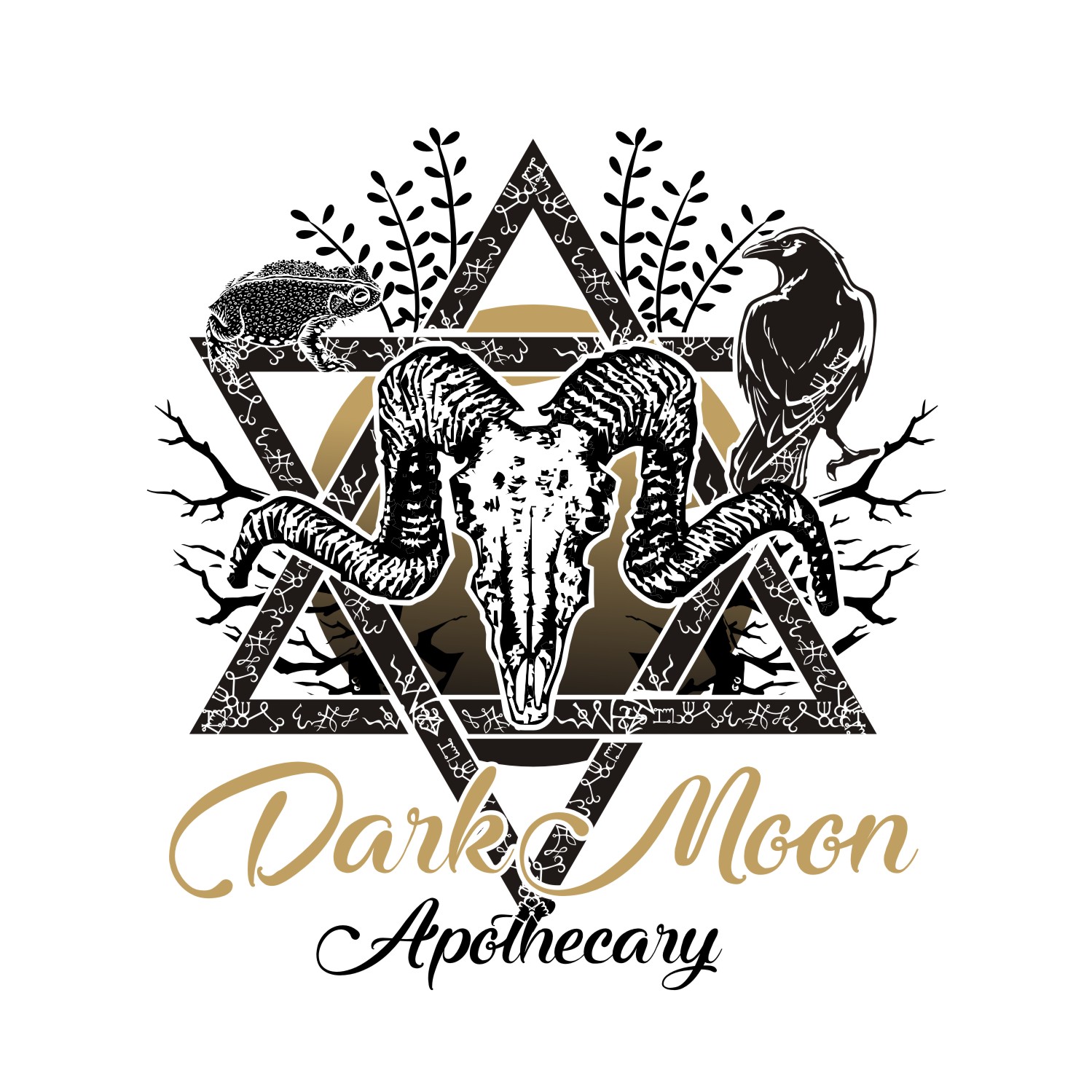 Logo Design by Suwaji Suwaji for Dark Moon Apothecary | Design #18262503