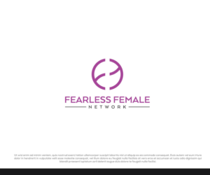 Logo Design by Niizam's for Fearless Female Network | Design: #18157693