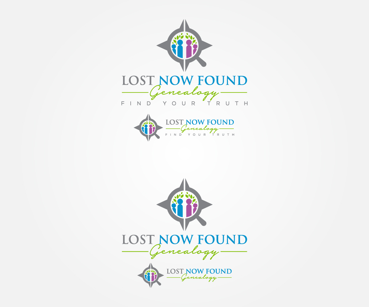 Logo Design by sangeloenriquez for Lost Now Found Genealogy | Design #18067278