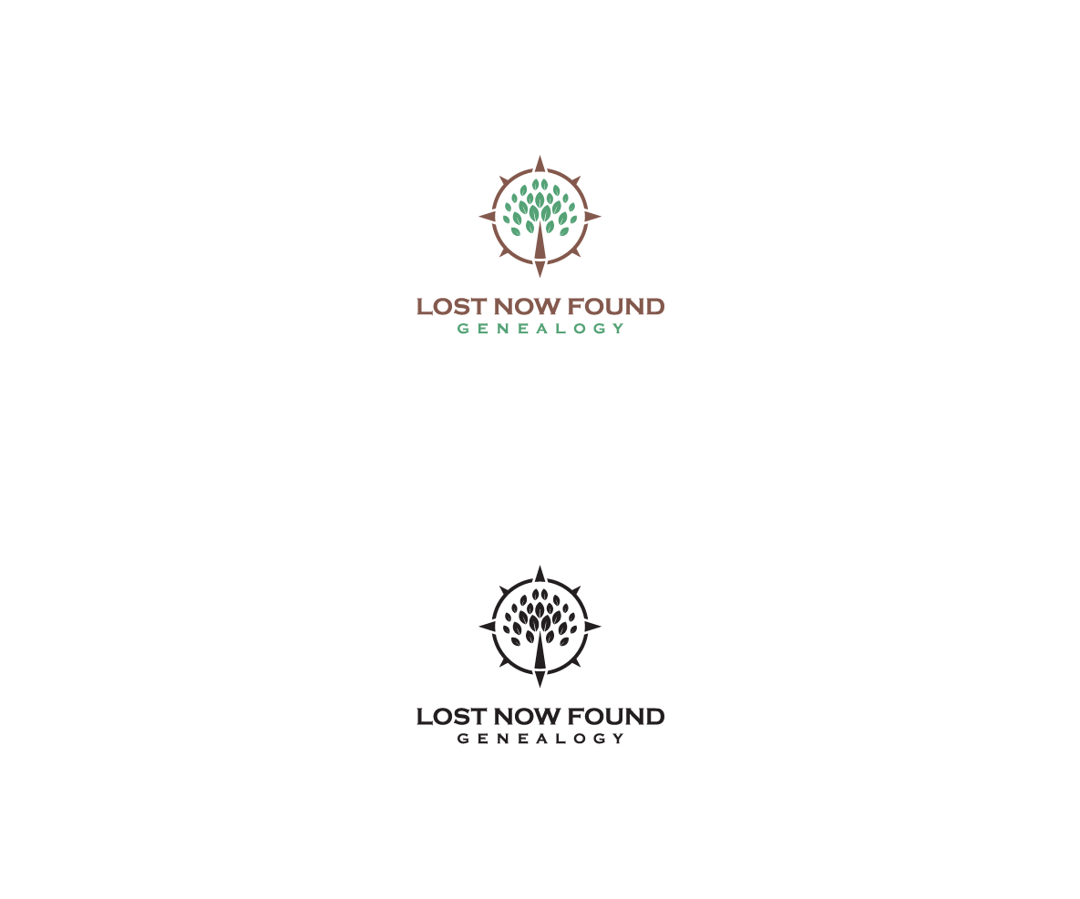 Logo Design by bijuak for Lost Now Found Genealogy | Design #18065803