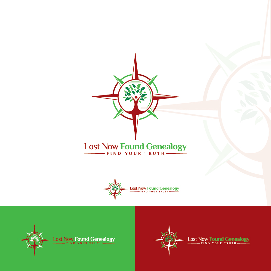 Logo Design by debdesign for Lost Now Found Genealogy | Design #18120662