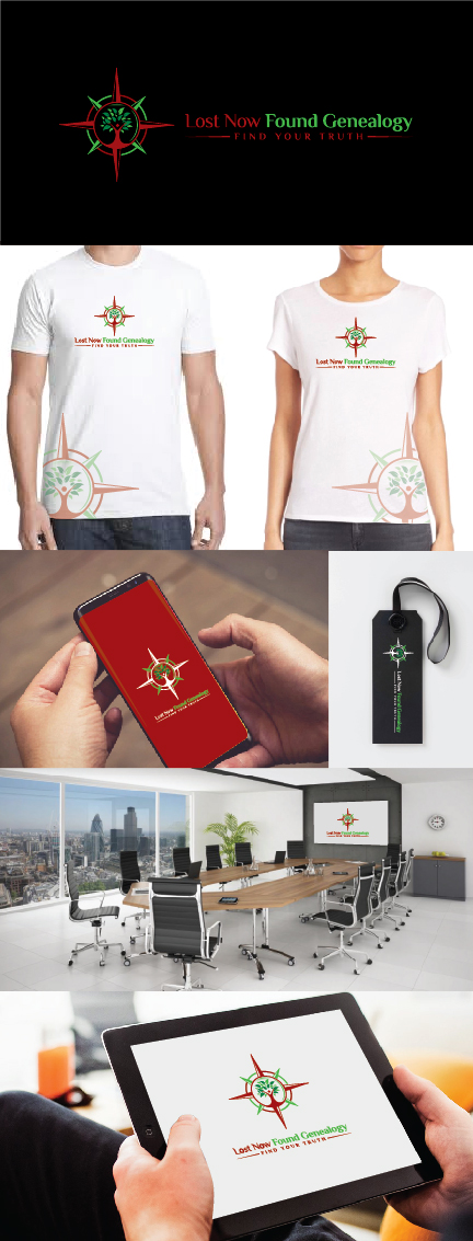 Logo Design by debdesign for Lost Now Found Genealogy | Design #18120790