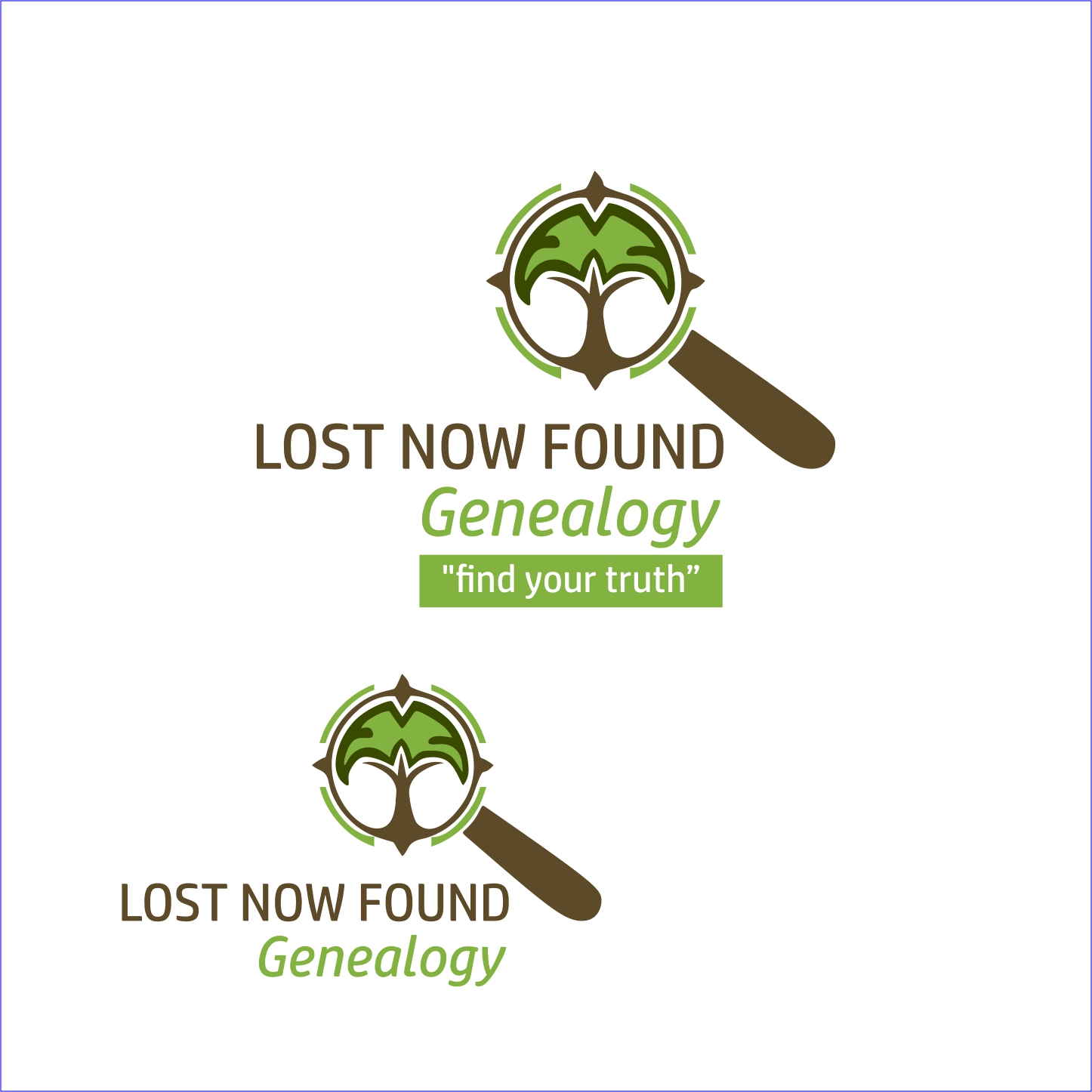 Logo Design by dmoeksa for Lost Now Found Genealogy | Design #18099089