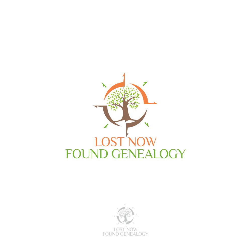 Logo Design by Basksh Designs for Lost Now Found Genealogy | Design #18069154