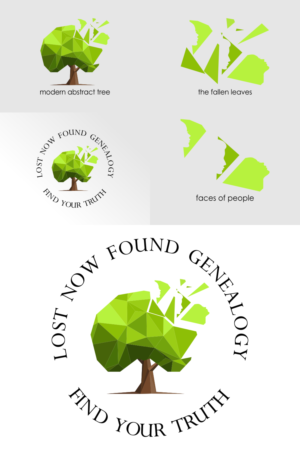Logo Design by tjangkir for Lost Now Found Genealogy | Design #18107199
