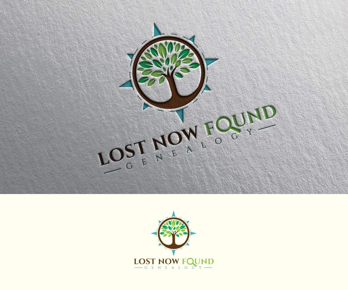 Logo Design by Leayer for Lost Now Found Genealogy | Design: #18115831