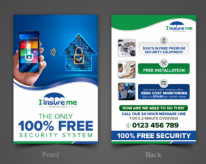 The ONLY 100% Free Security System | Flyer Design by SAI DESIGNS