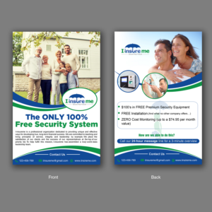 The ONLY 100% Free Security System | Diseño de Flyer por Schöpfer