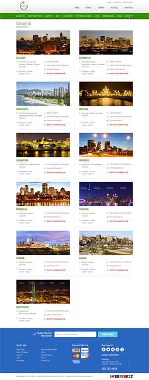 Redesign popular non  profit computer donation and recycling website | Web Design by Mayank Patel