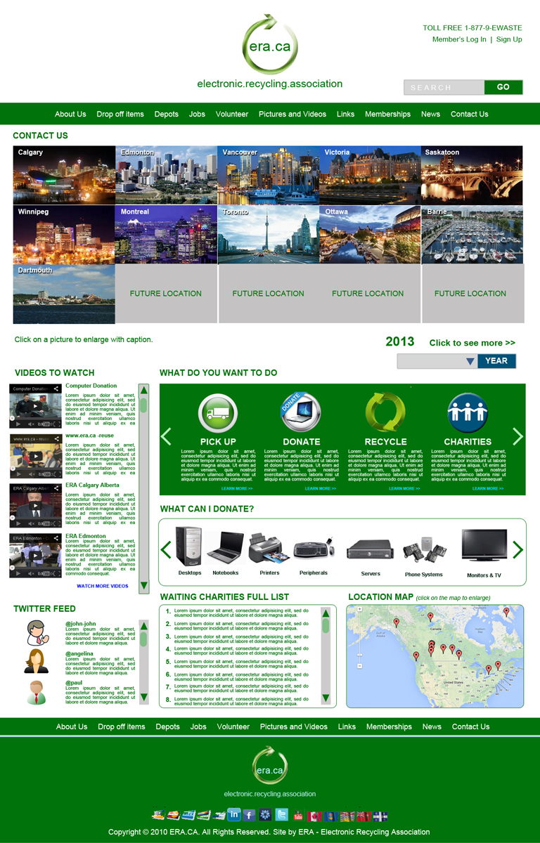 Web Design by noelopan1955 for this project | Design #2800986
