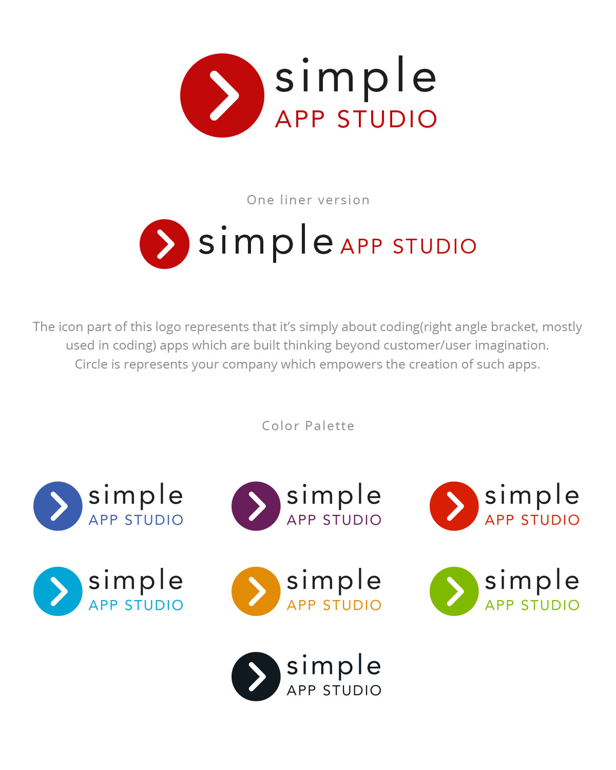 Logo-Design von Design Nation für Simple App Studio Inc. | Design: #18076785