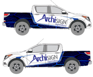 Mazda BT50 geometric/abstract Wrap | Design de Covering de Véhicule par The Faisal