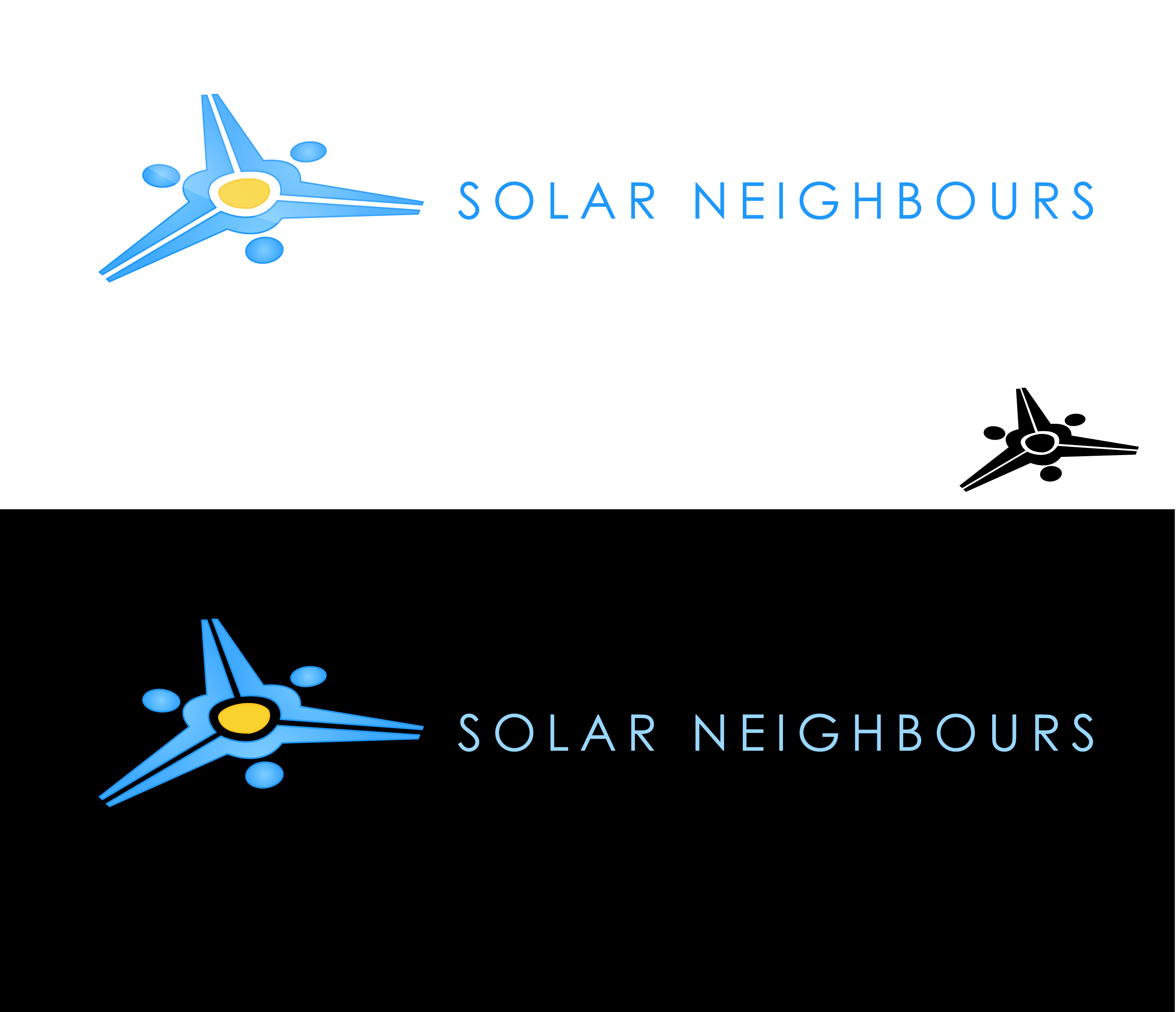 Logo Design by Perkins Design Studio for Solar Neighbours | Design #48732