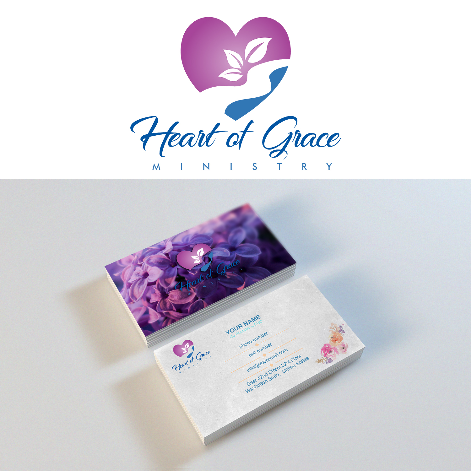 Logo-Design von Suwaji Suwaji für Heart of Grace Prayer Ministry | Design #18081915