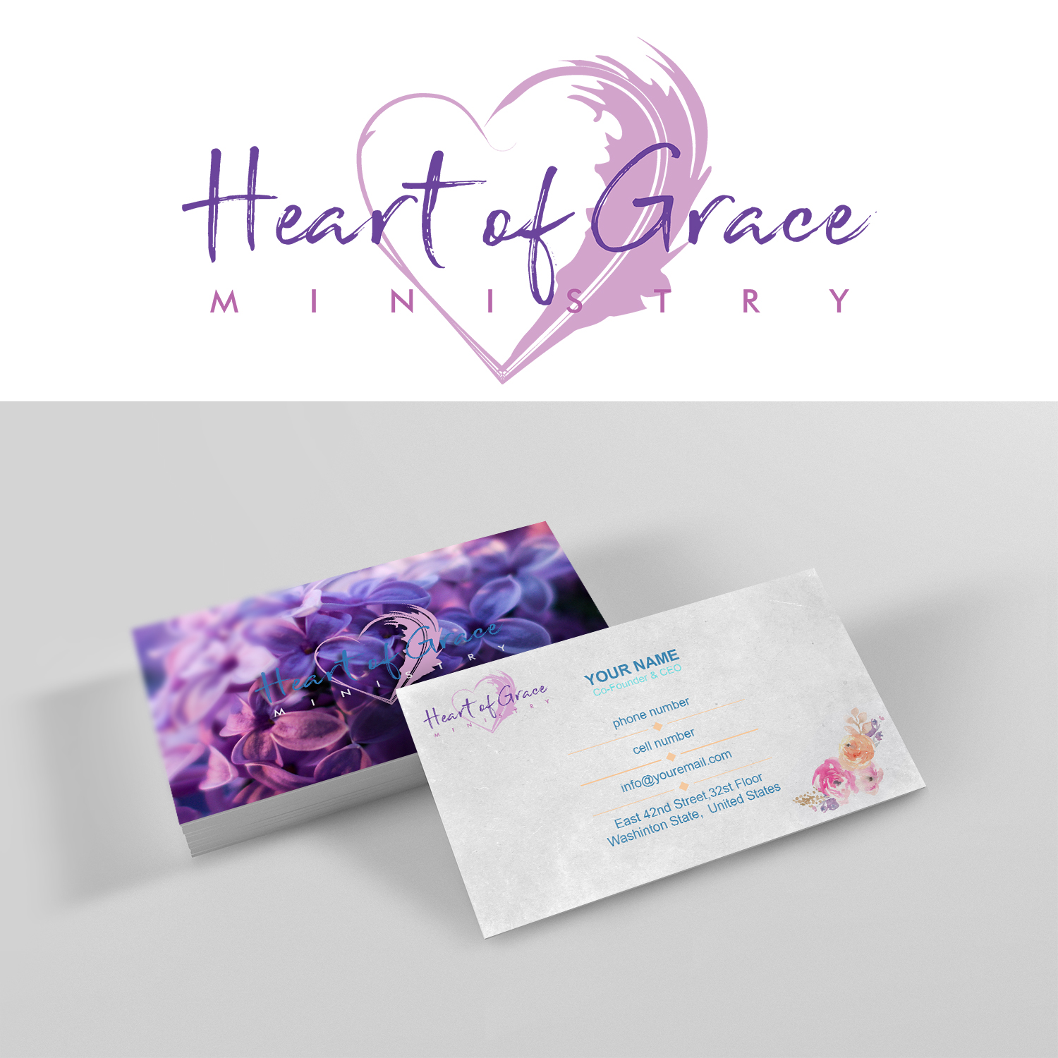 Logo-Design von Suwaji Suwaji für Heart of Grace Prayer Ministry | Design #18087448