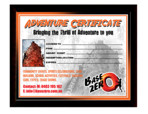 Adventure Certificate | Flyer Design by NILDesigns