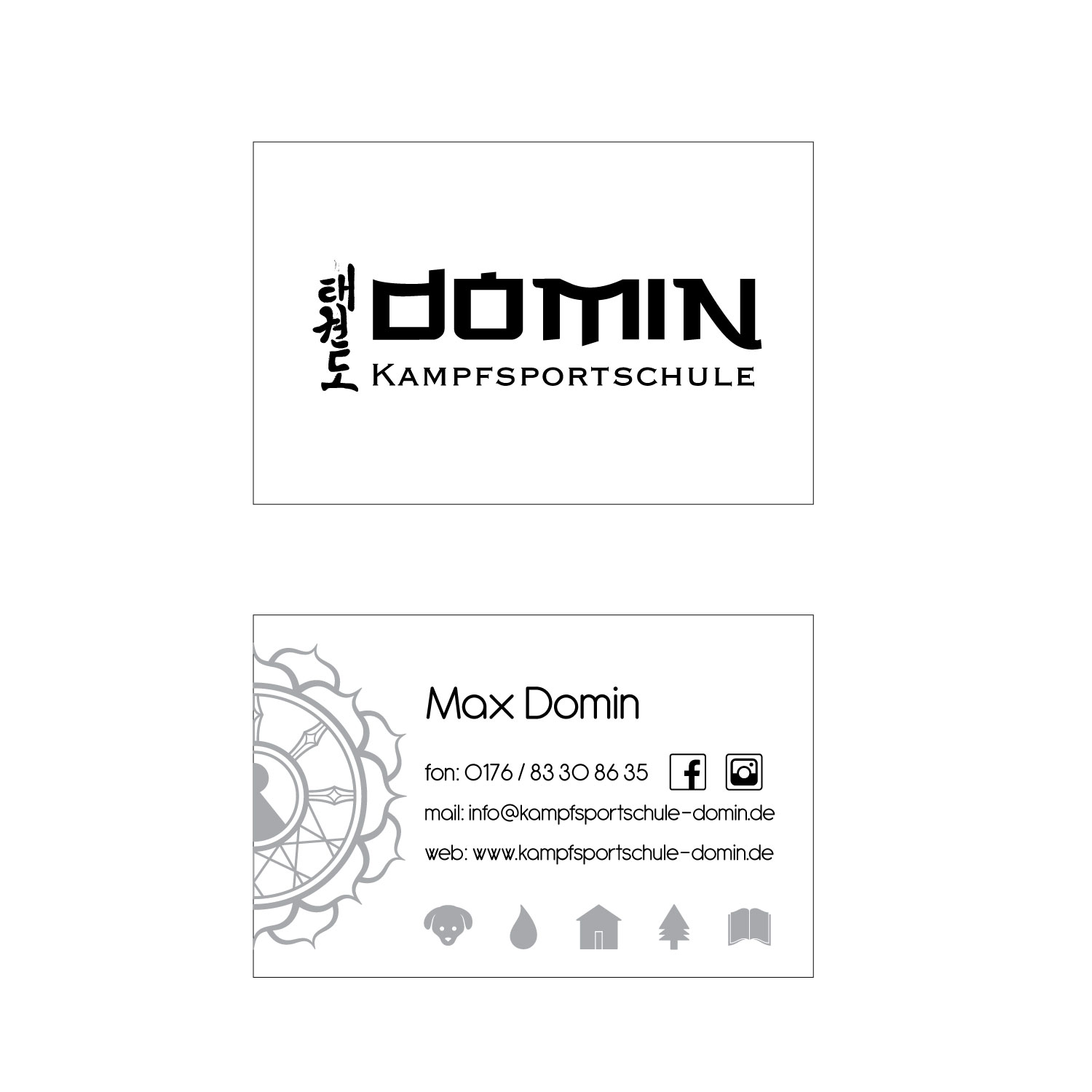 Logo Design by Sirens Call for Kampfsportschule Domin | Design #18151798