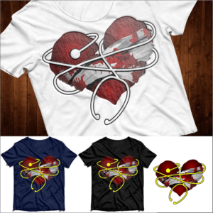 MEDICAL SYMBOL T-SHIRT DESIGN | T-shirt Design by deevillacarlos