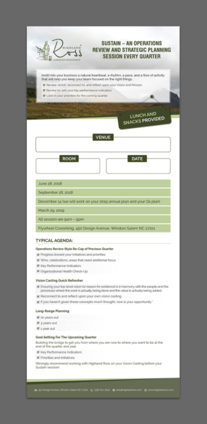 Graphic Design by Titan Solbiz for Highland Ross | Design: #18203384