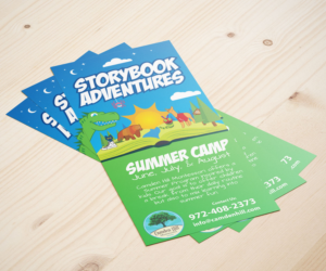 Preschool Summer Theme - Storybook Adventures | Diseño de Flyer por Sergio Coelho