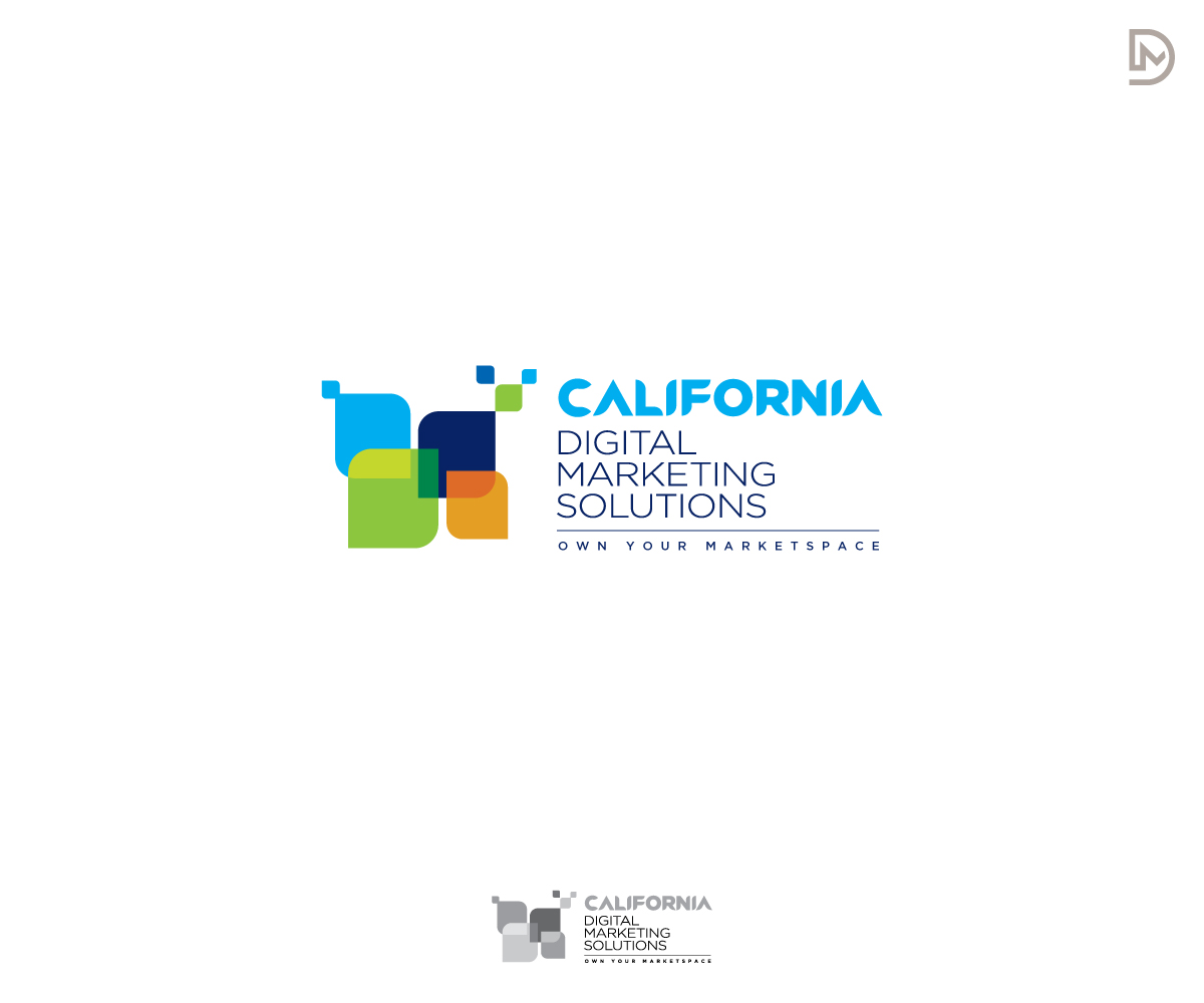 Logo Design by D_Mantra for California Digital Marketing Solutions | Design #18078616