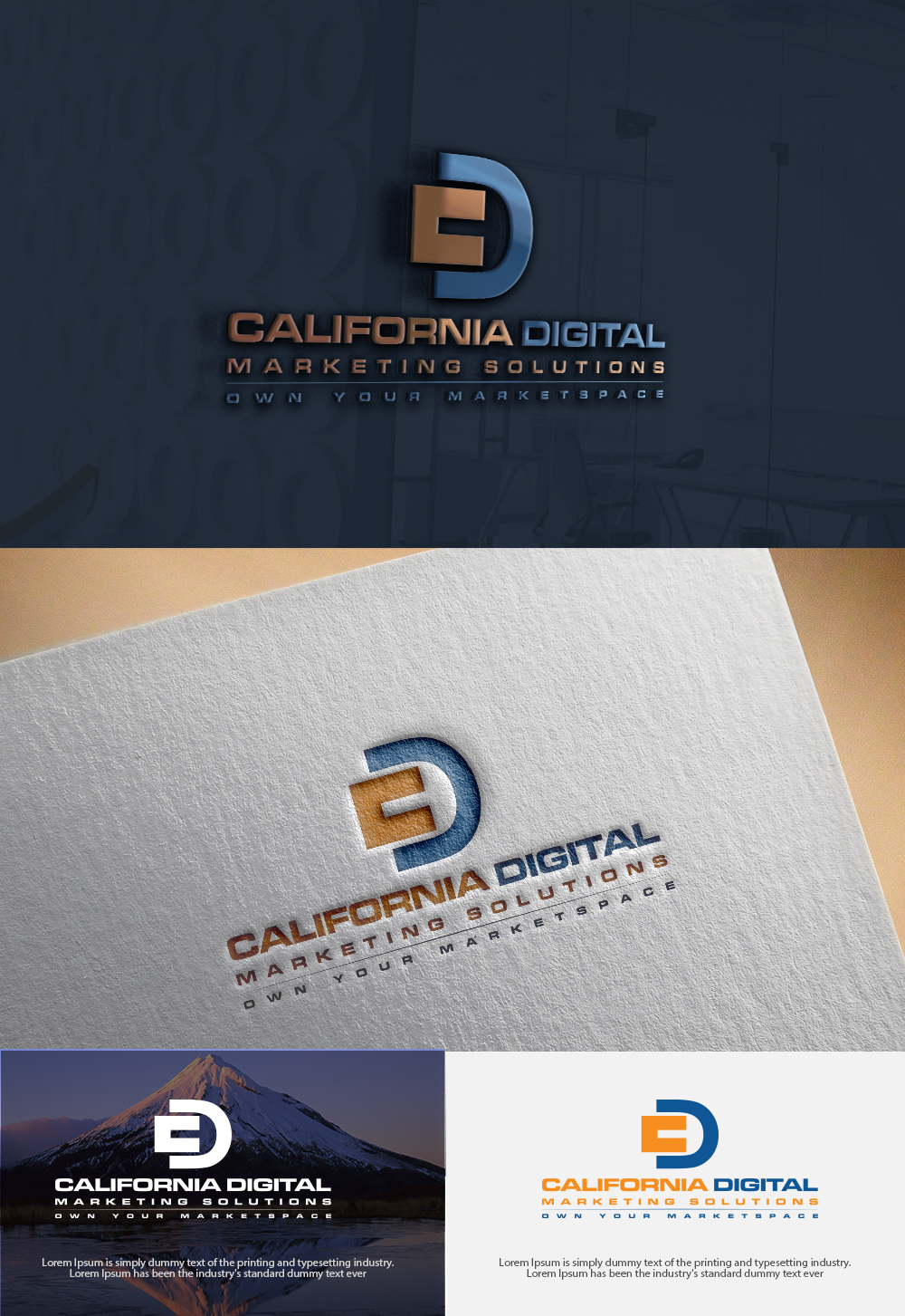 Logo Design by dr ghulam mustafa sahab for California Digital Marketing Solutions | Design #18108654