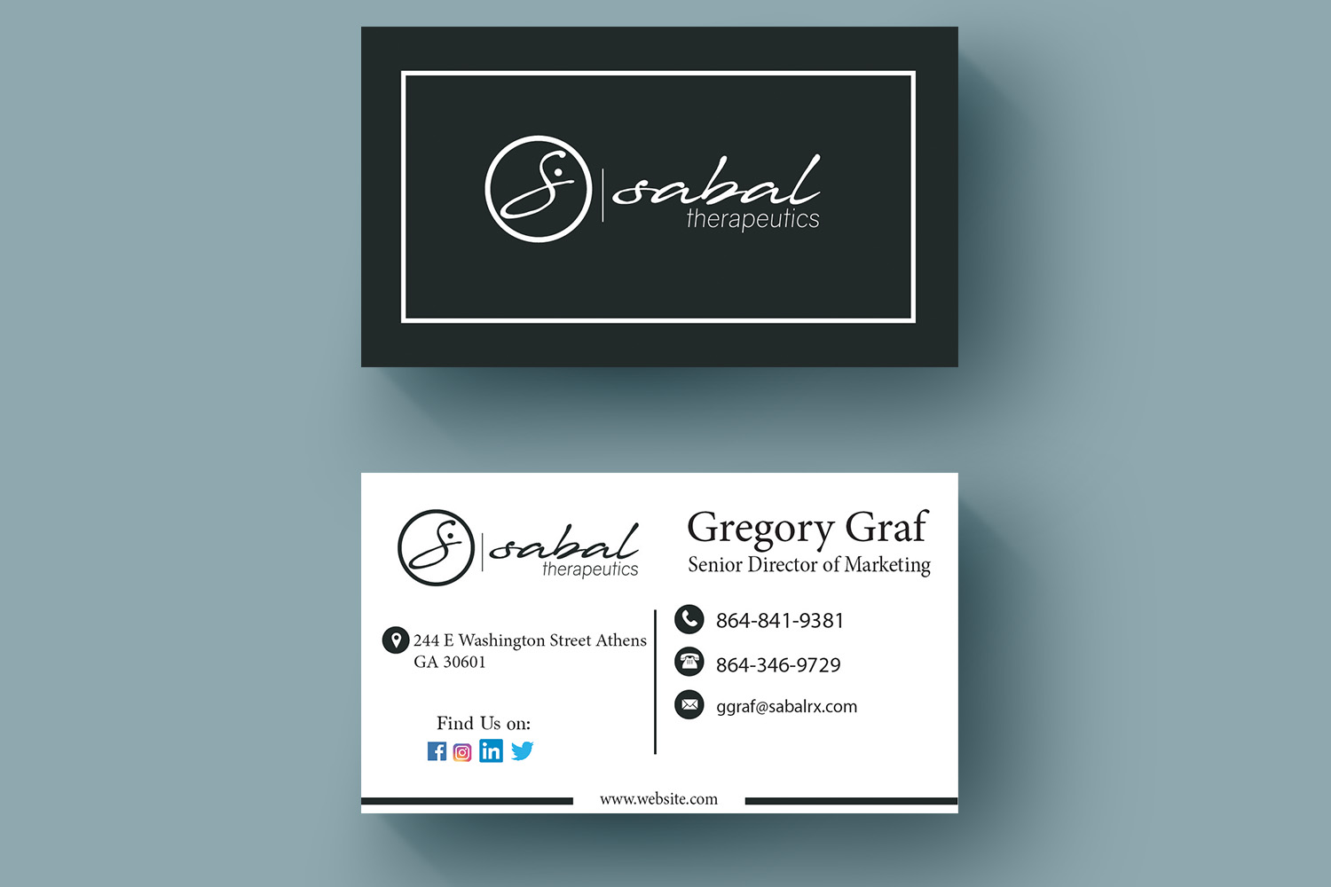 Business Card Design by Kareem Afifi for this project | Design #18072352
