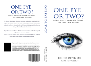 Diseño de portada de libro por illuminati-design para The Eye Care Institute | Diseño: #18096025