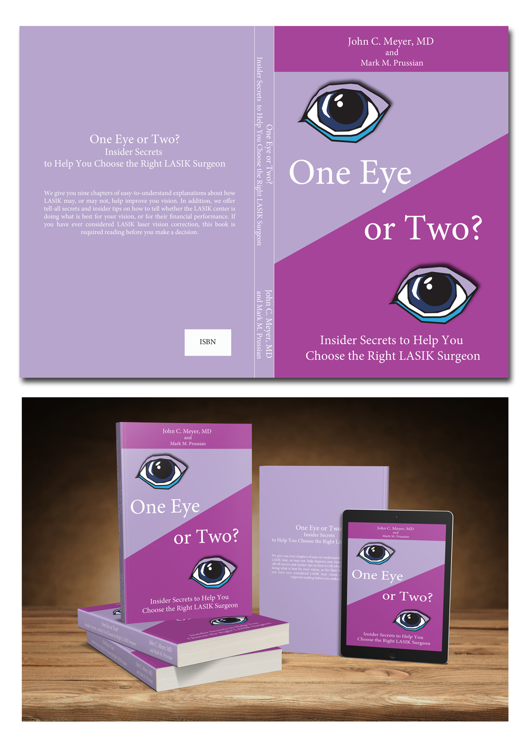 Book Cover Design by Raluca Turliu Cobilanschi for The Eye Care Institute | Design #18082028