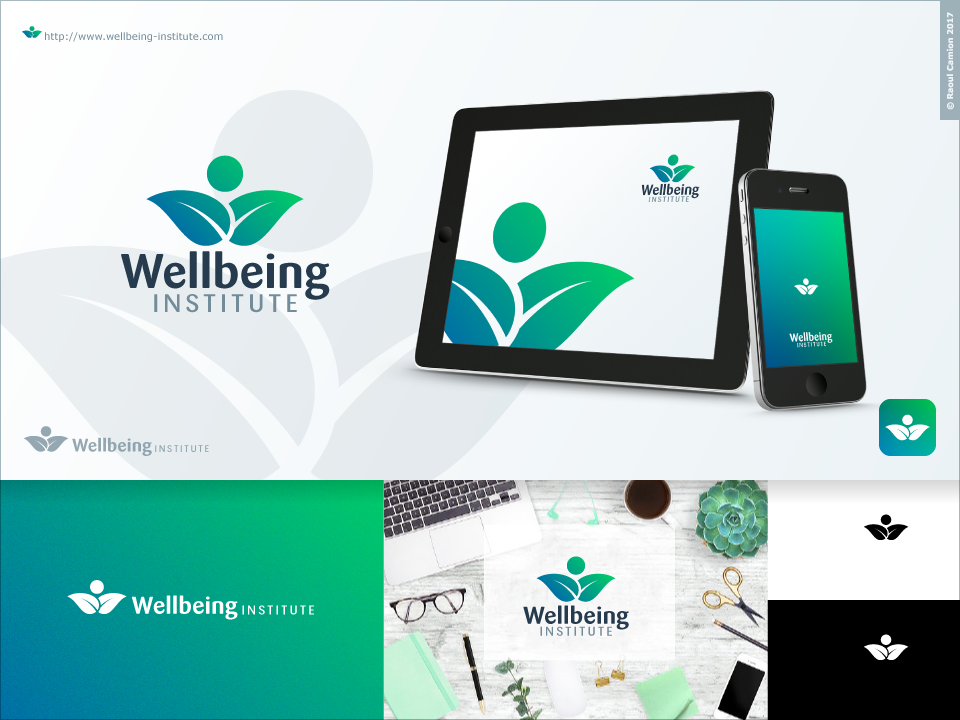 Logo Design by Raoul Camion for Wellbeing Institute | Design #18245251