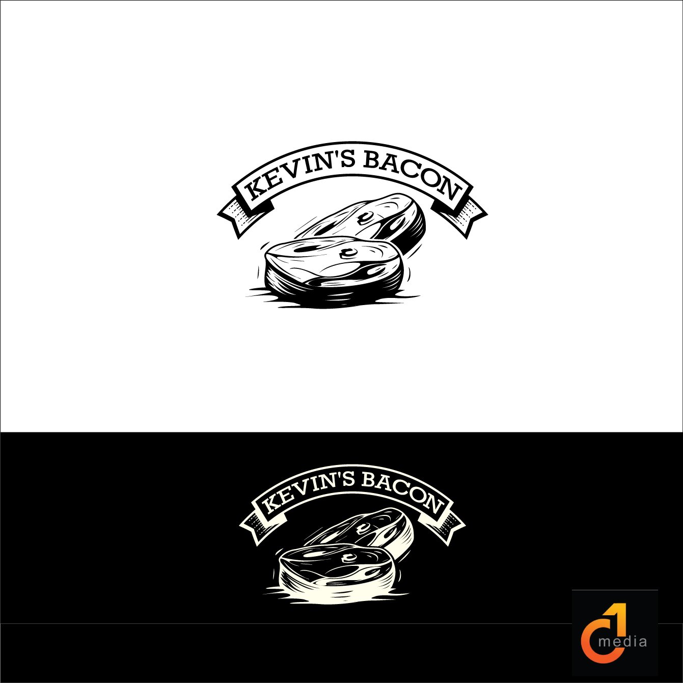 Logo Design by C1 Media for Kevin's Bacon Inc. | Design #18087999