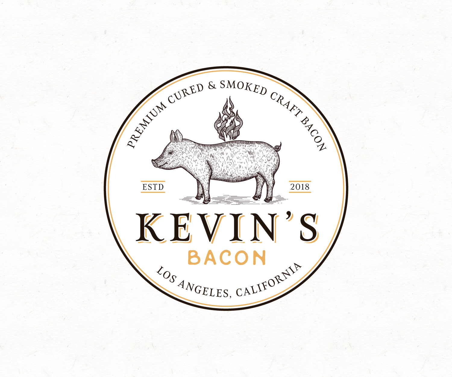 Logo Design by 91.kremena.petrova for Kevin's Bacon Inc. | Design #18085497