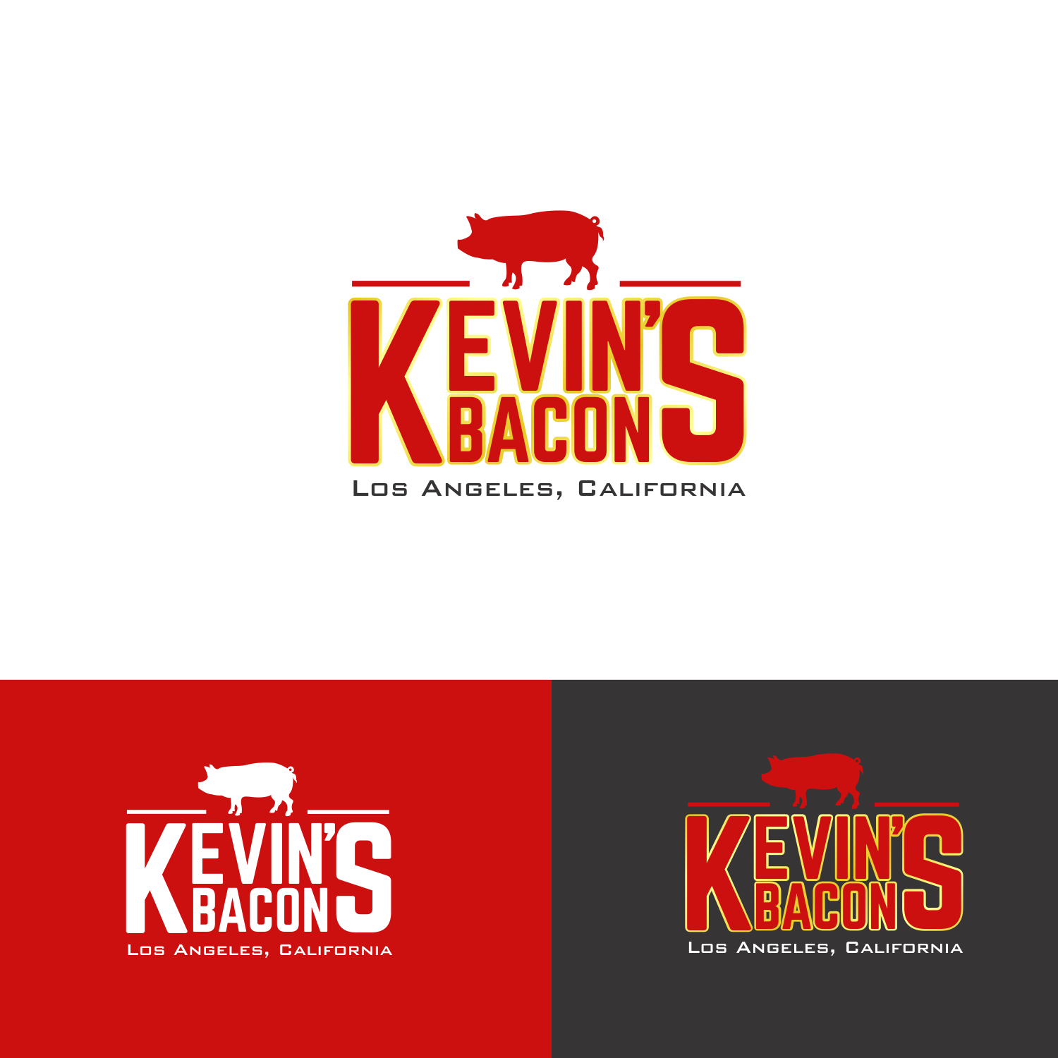 Logo Design by creativenazil for Kevin's Bacon Inc. | Design #18160544