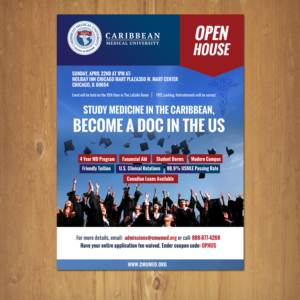 Caribbean Medical University Open House | Diseño Publicitario por MNM