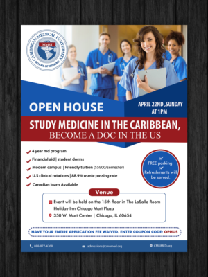 Caribbean Medical University Open House | Advertisement Design by aspiremedia