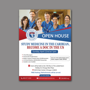 Caribbean Medical University Open House | Advertisement Design by Schöpfer