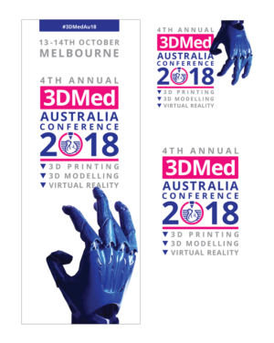 3DMed Australia 2018 conference Branding banner design  | Diseño De Banner Publicitario por andrew3344