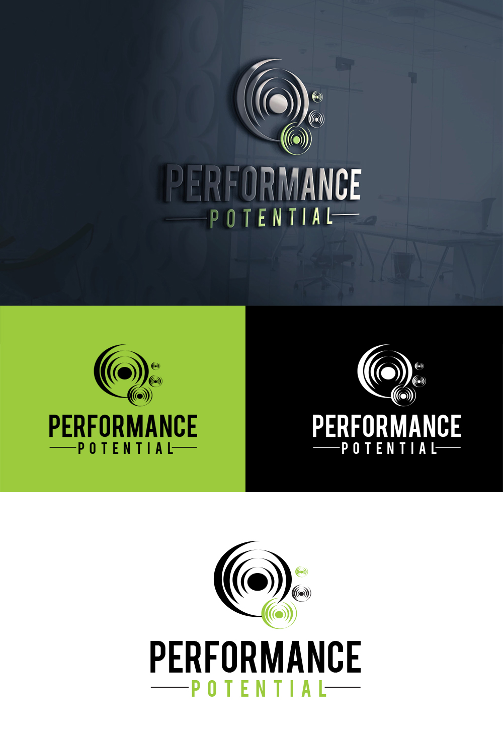 Logo Design by AbhishekkM'24 for Performance Potential | Design #18081943